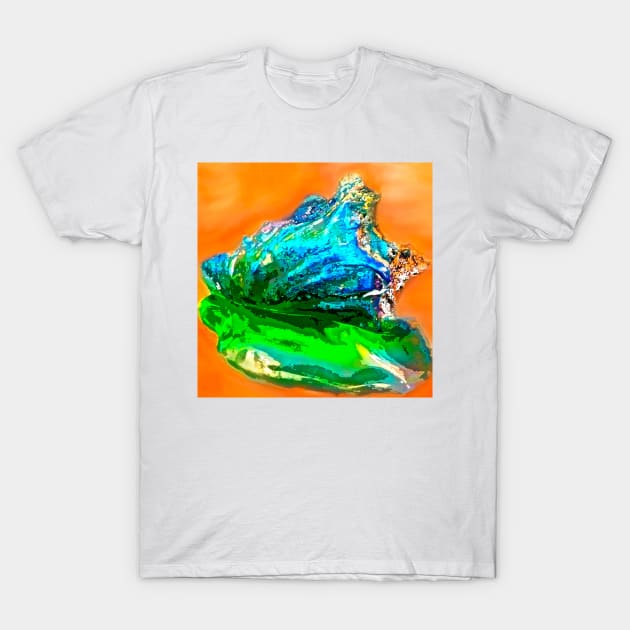 Caribbean Shells and Beaches T-Shirt by Overthetopsm